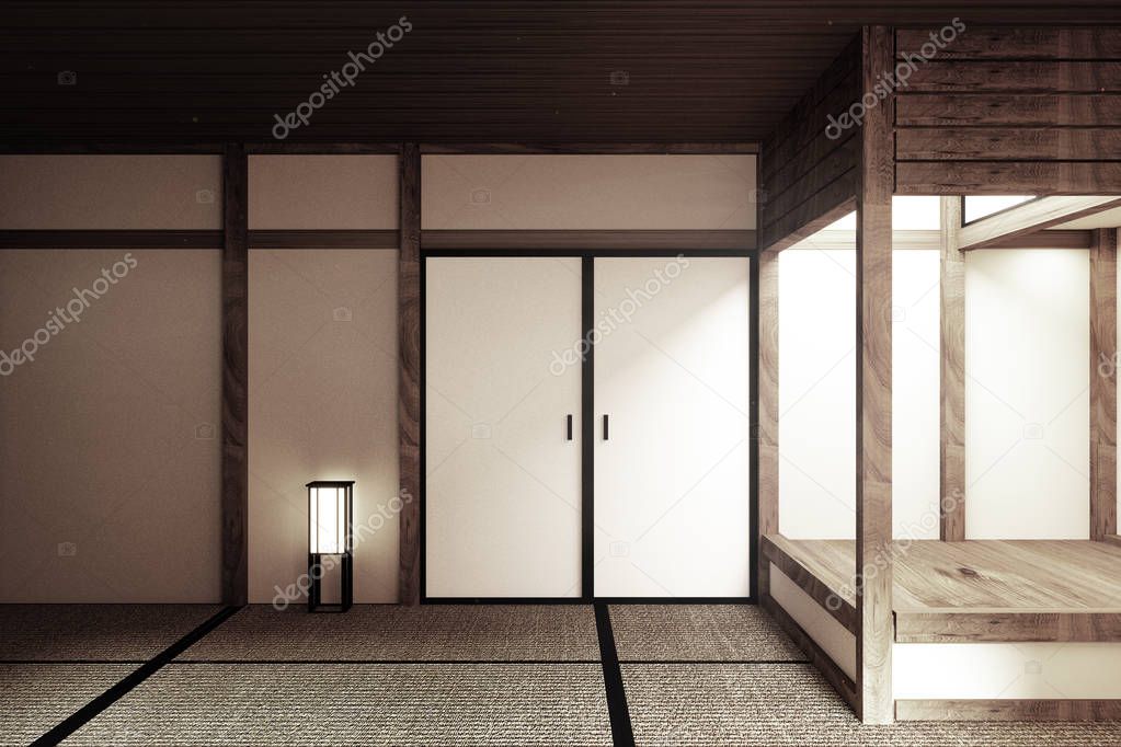 mock up, Japanese empty room tatami mat Designing the most beaut