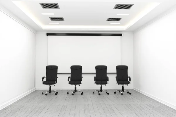 Innenausstattung des Konferenzraums - schöner Büroraum - leeres Büro — Stockfoto