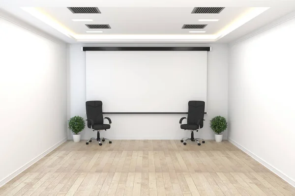 Vorstandszimmer - leeres Bürokonzept, Business-Interieur mit Stuhl — Stockfoto