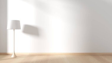 Boş Japon oda iç-zen tarzı. 3d render