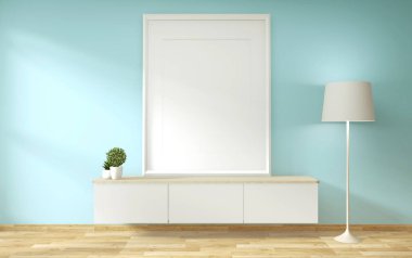 Nane oda modern tropikal tarzı TV raf-boş oda Interio