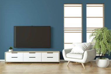 dolap zemin ahşap minimal tasarım oda koyu mavi kadar alay