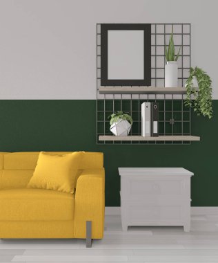 Yeşil oda Geometrik Duvar Sanat Boya Tasarım renk tam s Fikirleri
