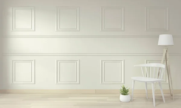 성형 .3d와 빈 현대 현대 방과 디자인 벽 — 스톡 사진