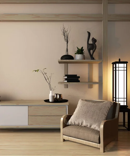 木柜日本风格- -瑞康居室装饰日本风格 — 图库照片