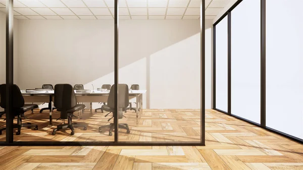 사무실 아름다운 회의실 회의실 회의실 현대적 렌더링 — 스톡 사진