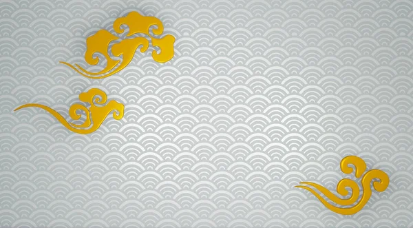 Japanese white background floor and wall background. 3D rendering