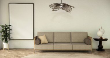 koltuk minimalist tasarım muji tarzı 3D canlandırma