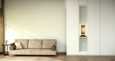 koltuk minimalist tasarım muji tarzı 3D canlandırma