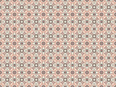 Farklı renklerde kesintisiz sonsuz tekrarlanan çok renkli parlak süs