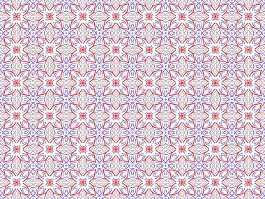 Farklı renklerde kesintisiz sonsuz tekrarlanan çok renkli parlak süs