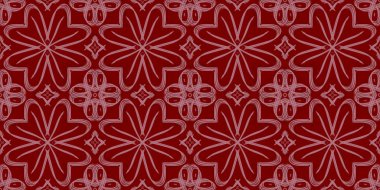 Farklı renklerde kesintisiz sonsuz tekrarlanan çok renkli parlak süs