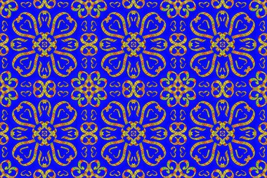 Farklı renklerde kesintisiz sonsuz tekrarlanan çok renkli parlak süs