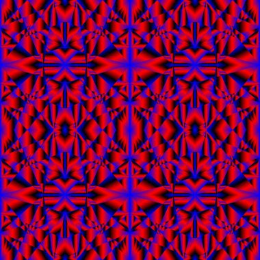 Farklı renklerde kesintisiz sonsuz tekrarlanan çok renkli parlak süs