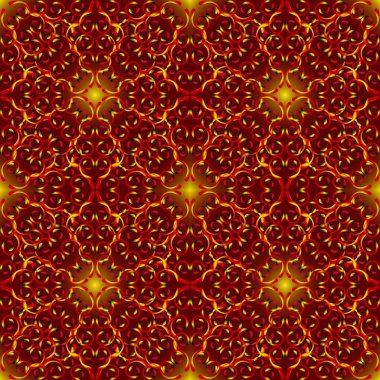 Toplam arkaplanda farklı renklerin kusursuz ve sonsuz tekrarlanan parlak süslemesi