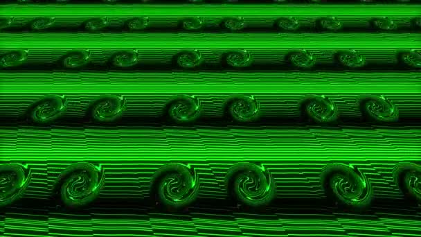 Les Boucles Sont Formées Par Des Lignes Vertes Mobiles Qui — Video