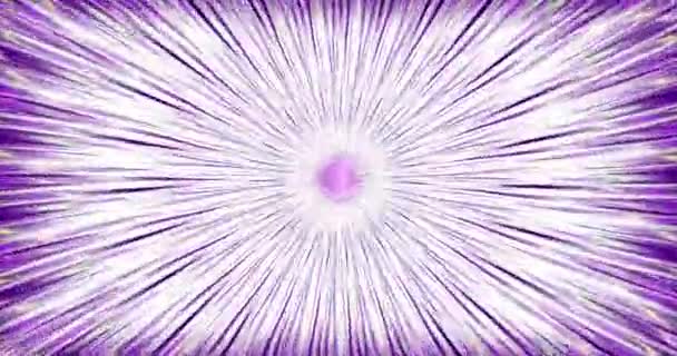 Frío Sol Invierno Gira Sentido Antihorario Irradia Tonos Púrpura — Vídeo de stock