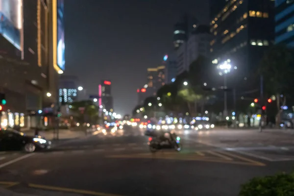 ボケの背景、夜の都市 — ストック写真