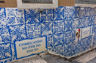 Portekiz tarzı duvar dekoratif karolar, Makao