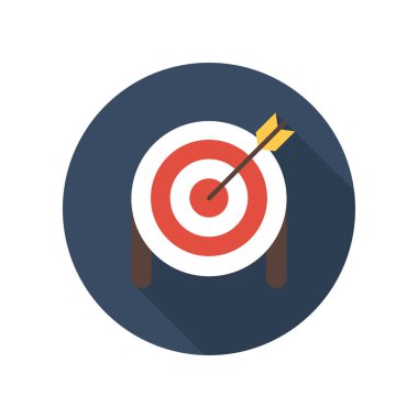 Ok Tripod düz simgesini hedefle. Akıllı hedef iş elde.