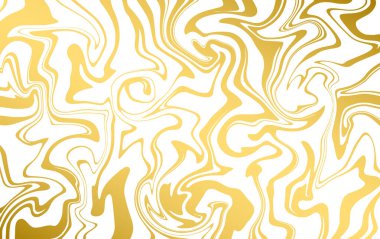Mermer doku. Dinamik model altın. Altın dalgalı çizgiler. Vektör sıvı arka plan tasarım projesi.
