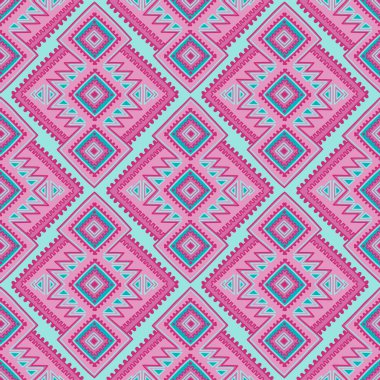 Etnik seamless modeli. Kabile satır Afrika, Meksika, Amerikan, Hint tarzında yazdırma. Geometrik boho arka plan. Etnik ve kabile motifleri kumaş tasarımında kullanılan.