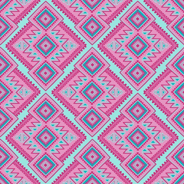 Ethnisch nahtlose Muster. Tribal Line Print im afrikanischen, mexikanischen, amerikanischen und indischen Stil. geometrischer Boho-Hintergrund. Ethnische und Stammesmotive können im Stoffdesign verwendet werden. — Stockvektor