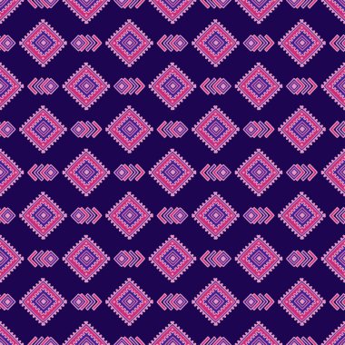 Etnik seamless modeli. Kabile satır Afrika, Meksika, Amerikan, Hint tarzında yazdırma. Geometrik boho arka plan. Etnik ve kabile motifleri kumaş tasarımında kullanılan.