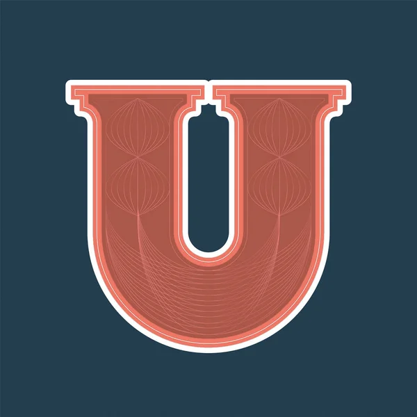 U — Archivo Imágenes Vectoriales