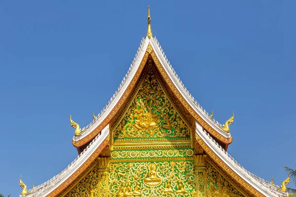 Detail Roof Buddhist Temple Luang Prabang Laos — Stock Photo, Image
