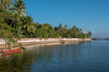 Paqueta, huzurlu ve bucolical tropikal ada sahne