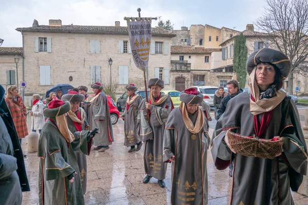 Uzes Francia Enero 2019 Festival Uzes Truffle 2019 Place Aux — Foto de Stock