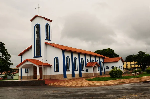 Igreja no interior do brasil — Fotografia de Stock