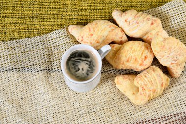 Taze peynirli geleneksel Brezilya Bisküvisi