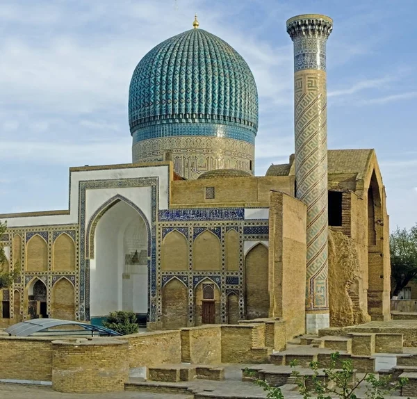 Kupol i gur emiren Memorial. Samarkand. — Stockfoto