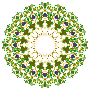 Oryantal stil deseni. Arap süsü.