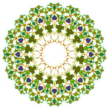 Oryantal stil deseni. Arap süsü.