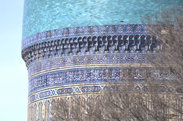 Bibi Khanum'un mimari anıtı. Büyük kubbe. Semerkant..