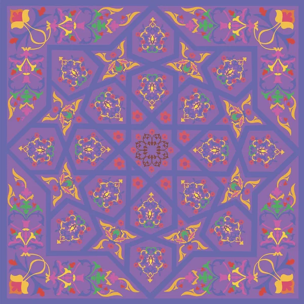   Oryantal tarzda lüks soyut desen.