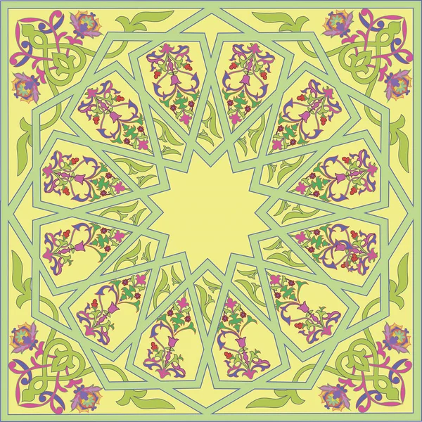    Oryantal tarzda lüks soyut desen