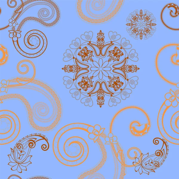     Mor zemin üzerinde spiraller olan Türk salatalığı