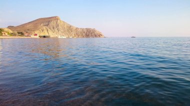 Kırım'da deniz plajı