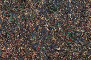 Soyut fantezi - yapraklı sonbahar motifleri kullanarak arka plan. kurgusal kompozisyon