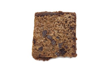 Brownie beyaz arka plan üzerinde izole. En iyi görüntü fotoğrafı.