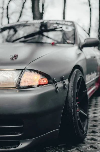 Drift Nissan Skyline R32 — Zdjęcie stockowe