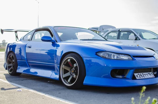 Ολίσθηση Nissan Silvia S15 — Φωτογραφία Αρχείου