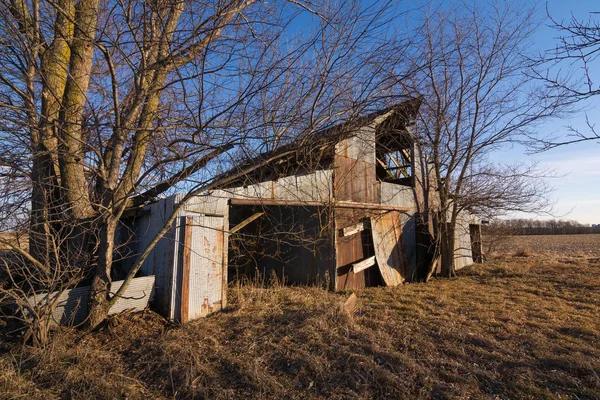 Viharvert Elhagyja Vidéki Putnam County Illinois Amerikai Egyesült Államok — Stock Fotó