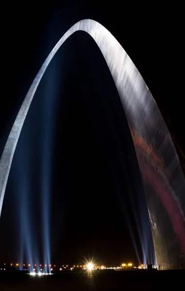 Gateway Arch Night Louis Missouri — Stock Photo, Image