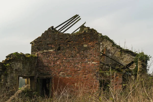 Old Abandoned Farmhouse English Countryside — Stock Photo, Image