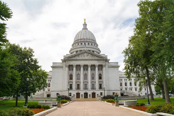 Wisconsin Eyalet Başkenti Bina Madison Wisconsin Abd — Stok fotoğraf